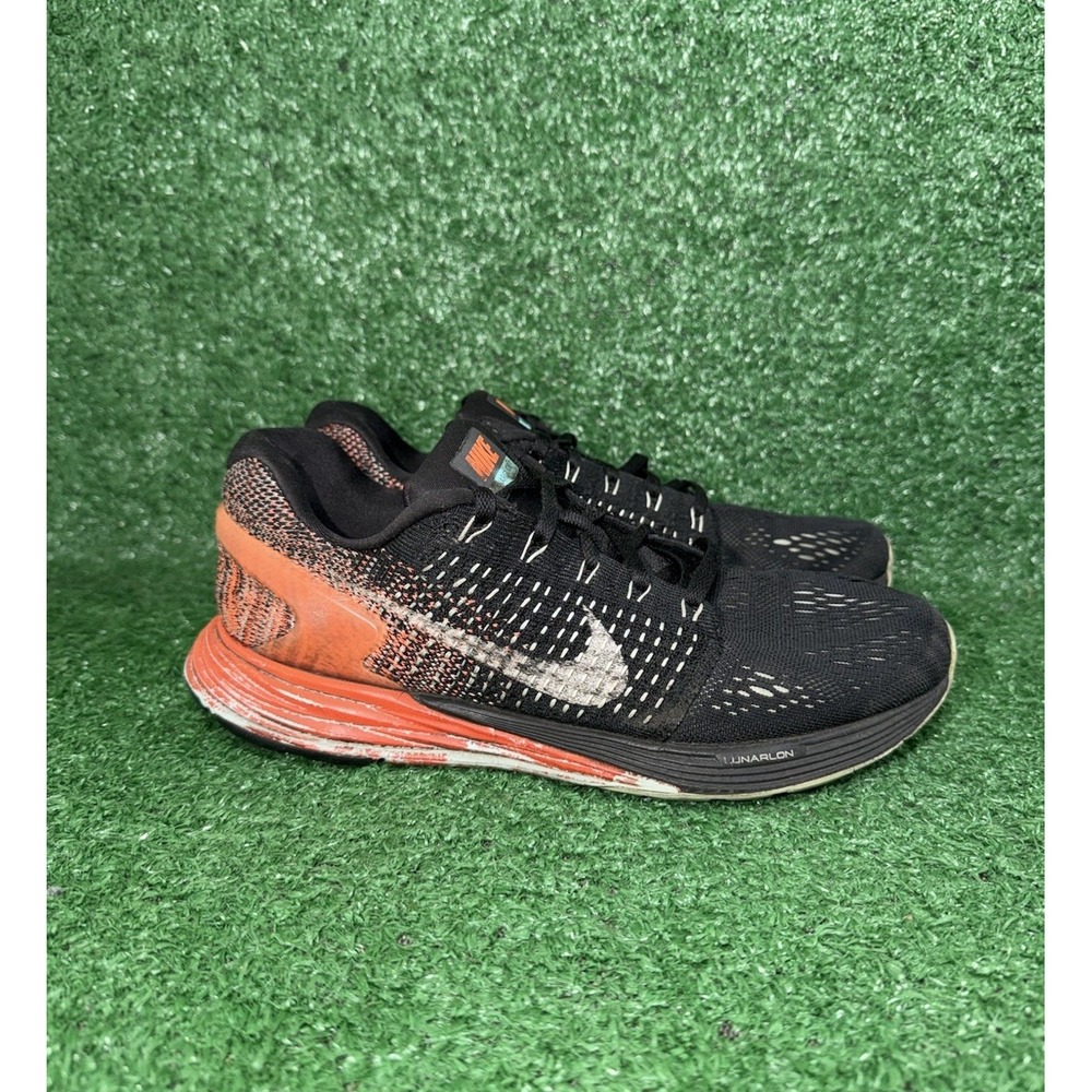 Nike Women's Size 8 Lunarglide Running Shoes Athletic Sneaker Gym Black‎ Red